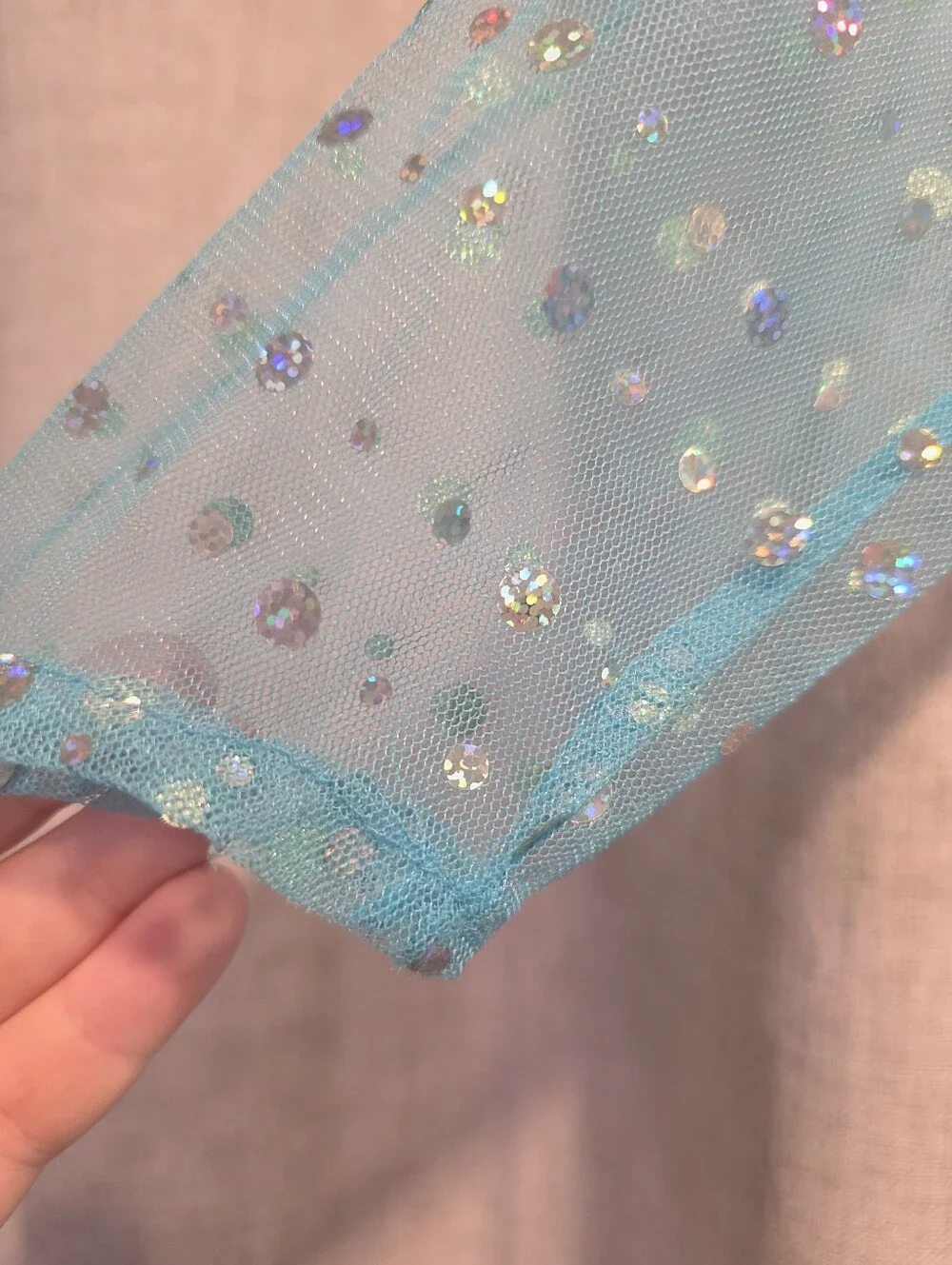 Frozen inspired Girls' Sequin Dress and Cape